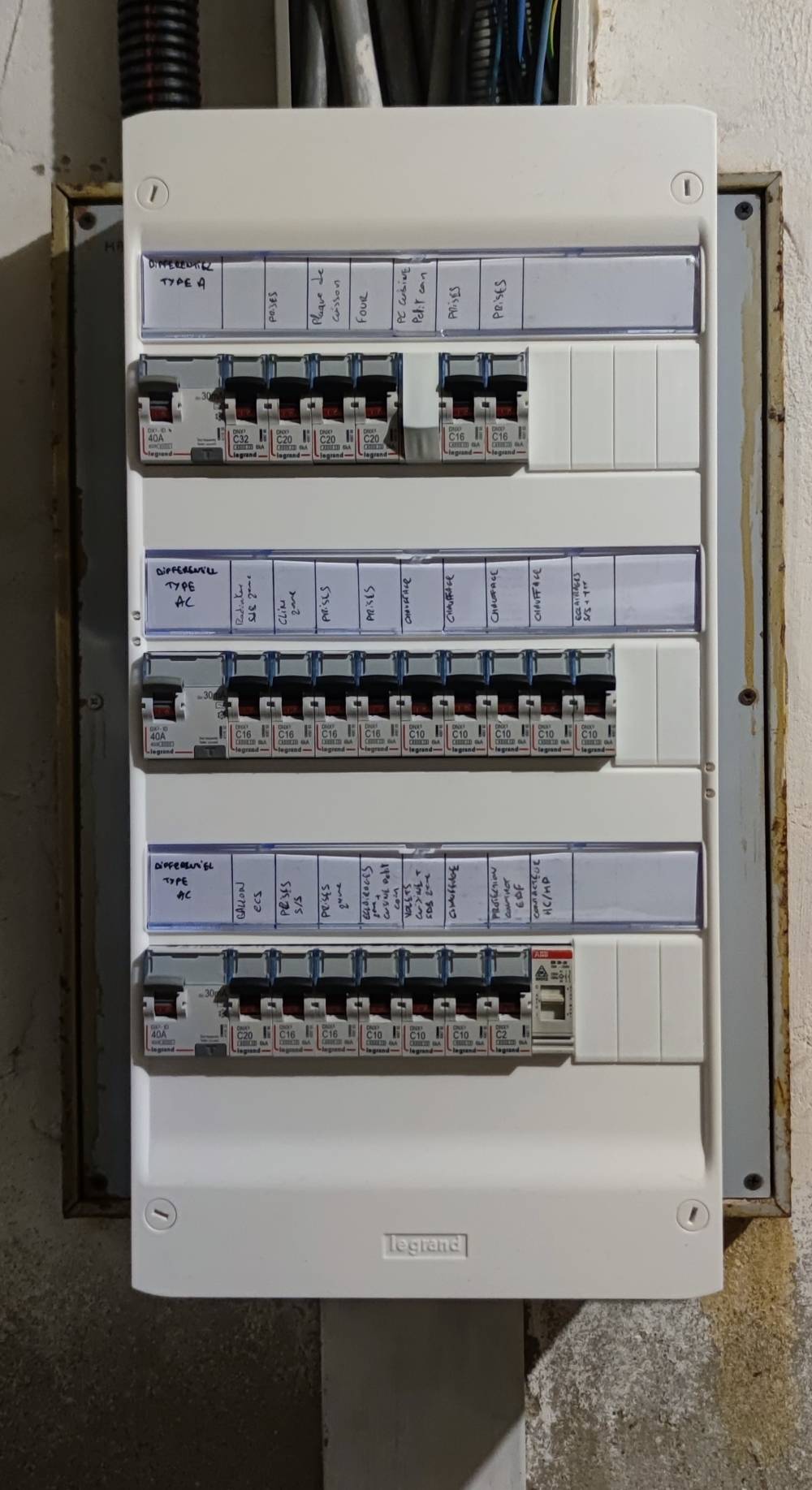 Remplacement tableau électrique